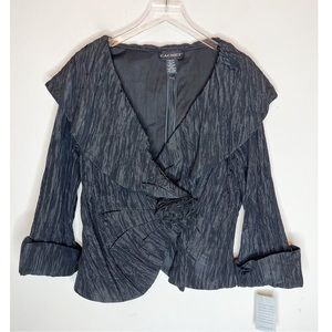 Cachet 2 piece formal black skirt and top.  Size 14